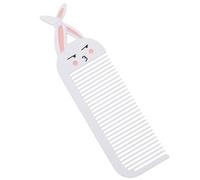 Cabilock Peine Metálico Pequeño con Diseño de Zanahoria Compacto y Portátil Peine de Masaje Suave para Cabello Accesorio Lindo para Niñas y Peluquería Diaria