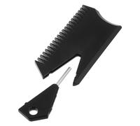 Cabilock Peine para Cera de Tablas de Surf Negro Herramienta para Aplicar y Quitar Cera con Diseño Dentado y Ranuras para Quillas Accesorio Práctico para Mantenimiento Rápido de