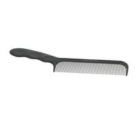 Cabilock Peine para Cortar el Pelo Profesional Plano Negro Peine Pequeño para Raya y Trenzas Ergonómico para Hombre Herramienta de Peinado para Uso Diario