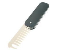 Cabilock Peine Plegable de Viaje con Doble de Dientes Finos y Anchos Antistático Compacto y Portátil para Mujeres Diseño Duradero y Fácil de Limpiar para Desenredar y Peinar todo Tipo de