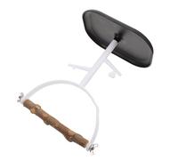 Cabilock Percha de Entrenamiento para Loros y Pájaros de Madera y Plástico Blanco, Soporte para Jaula Que Reduce la Soledad y Agresividad, Adecuado para Entrenamiento