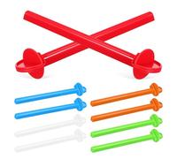 Cabilock Perchas para Pájaros 10 Piezas Soporte para Jaula, Perchas de Colores Vivos (,), Accesorio Natural para Recorte de Garras, Apto para Loros y Periquitos