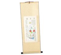 Cabilock Pergamino de Pared Chino de Seda y Madera Rollos de Imágenes del Cuerpo Humano para Decoración en Hogar U Oficina, Previene el Desvanecimiento y Es Conveniente