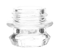 Cabilock Perilla de Tapa de Vidrio para Cafetera Americana, Repuesto de Vidrio Agarre Cómodo y Resistencia Deformación, Accesorio Adecuado para Máquinas de Espresso