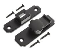 Cabilock Pestillo de Puerta Corrediza de Granero para Baño Cerradura de Acero Inoxidable, Rotación de 90 Grados, Seguro y Fácil de Montar en Cajones o Gabinetes