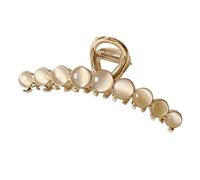 Cabilock Pinza Cabello Grande de Aleación Piedra Ojo de Gato, Garra para Peinado Mujer y Niña, Accesorio Decorativo Resistente para Cuidado del Cabello en Uso Diario