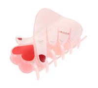Cabilock Pinza de Pelo Grande Forma de Corazón de Acrílico Rosa para Mujer Sujeción Fuerte para Estilo Romántico San Valentín Accesorios para Bodas y Uso Diario