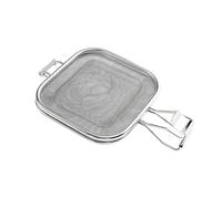 Cabilock Pinza para Hornear Sándwiches de Acero Inoxidable Plateado Soporte Red para Pan Doméstico Herramienta para Hacer Tostadas Crujientes en Horno y Barbacoa Accesorio Esencial de