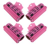 Cabilock Pinzas para Rulos Calientes 4 Piezas Grandes y Pequeñas Aislamiento Térmico, Clips de Plástico para Cabello Cambio de Color, Protección Térmica para Peinado en Salón y