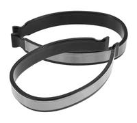 Cabilock Pinzas Reflectantes para Pantalones de Ciclismo Versión Ensanchada Gris 2 Pares Banda de Seguridad para Tobillos Accesorio para Ciclismo Nocturno y Actividades al Aire Libre