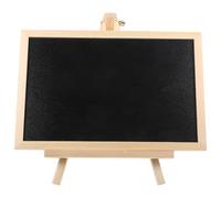 Cabilock Pizarra Infantil de Madera Pequeña Tablero de Mensaje Reutilizable para Soporte de Escritorio para Dibujo y Escritura para Cocina y Hogar Diseño Borrable y Resistente