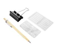 Cabilock Placa de Grabado para Copia de Seguridad de Frases de Recuperación, Acero Inoxidable Plateado, Soporte para 24 Palabras, Resistente al Fuego y Agua, Almacenamiento Frío Seguro