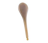 Cabilock Placa para Masaje Colágeno de Cuerno de Yak Resistente de Gua Sha Facial Diseño Creativo para Uso Personal y Social