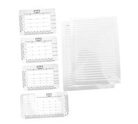 Cabilock Plantillas de Regla Plástica para Dibujo y Caligrafía Herramienta de Pintura Compacta para Sobres Invitaciones y Cartas Diseño Preciso para Estudiantes y Profesionales