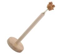 Cabilock Portarrollos de Papel de Cocina de Madera Maciza, Base Antideslizante, Soporte Independiente para Toallas de Papel, Organizador Feng Shui para Año 2026, Decoración para Hogar