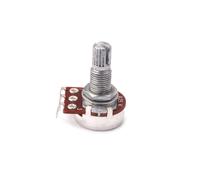 Cabilock Potenciómetro de Guitarra Mini con Eje Moleteado Control de Volumen y Tono Fácil Instalación y Material Resistente para Reemplazo y Mejora