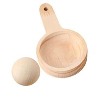 Cabilock Prensa de Madera para Dumplings Manual Molde para Masa Redonda de Dumplings y Wontons Herramienta Ergonómica para Cocina Casera Fácil Limpieza y Uso Repostería y Aperitivos