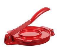 Cabilock Prensa para Tortillas de Aluminio Grande 165 CM Roja Máquina para Hacer Tortillas de Harina Mango Ergonómico Herramienta de Cocina para Tacos y Pizza Casera