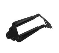 Cabilock Puente de Guitarra Eléctrica de 6 Cuerdas Metálico Negro con Tornillos, Cordal Rígido de Repuesto para Jazz, Accesorios para Actualización y Reparación de Guitarra