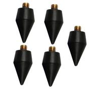 Cabilock Recambios de Cera para Bolígrafo de Diamante Negro 5piezas Punta de Metal para Arte de Gemas y Decoración de Uñas Segura y Precisa