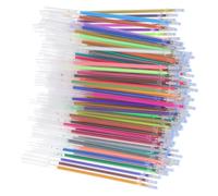 Cabilock Recambios de Tinta Metálica para Bolígrafos de Gel 0,8 Mm, 120 Unidades Surtidas Brillantina Pastel y Neón, Compatibles Varios Modelos, Ideales para Scrapbooking y Escritura