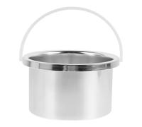 Cabilock Recipiente Calentador Diseño Versátil y Operación Fácil de Cera de Aleación de Aluminio de 105mm, Olla Profesional para Máquina de Depilación para Terapia de Cera