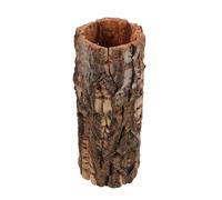 Cabilock Refugio Fácil Integración para Reptiles de Madera Textura Natural, Cueva Hueca Estilo Tronco para Terrarios y Hábitats de Tortugas y Serpientes