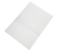 Cabilock Regla Flexible para Dibujo 27 Líneas 1.0 Cm Plantilla De Línea Recta Sin Marcas Herramienta para Exámenes y Manualidades Uso Escolar