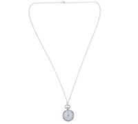 Cabilock Reloj Colgante con Esfera Romana en aleación Durable, Acabado Plata Brillante y función de Tiempo Exacto para Uso Informal y Diario