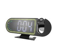Cabilock Reloj Despertador Digital con Proyector LED para Techo, Diseño Moderno y Minimalista, Alimentado por USB, Adecuado para Mesita de Noche o Espacio de Trabajo
