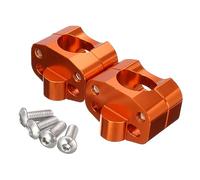 Cabilock Reparador De Manillar De Variable Radial Extensores Bigote Daliniano Adaptador Motocicleta Tubo De Subida Montar Doblar Elevador De Manillar Monturas Naranja Color Aleatorio