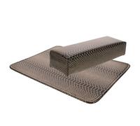 Cabilock Reposamanos para Manicura con Diseño de Material Sintético y Textura Escamada, Cojín Ergonómico para Apoyo Cómodo en Salones y Uso Profesional