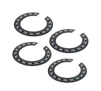 Cabilock Rosetas Decorativas para Guitarra Acústica 4 Piezas 94 Mm de Diámetro Interior Pegatinas para Orificio de Sonido de Guitarra Clásica y Folk Accesorio de Incrustación de Roseta