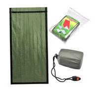 Cabilock Saco de Dormir de Emergencia Ultraligero Persona Manta Térmica Resistente a Rasgaduras Colchoneta Compacta para Actividades al Aire Libre y Situaciones de Primeros Auxilios