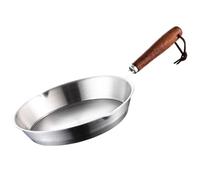 Cabilock Sartén Mini Inoxidable Antiadherente para Huevos para Cocinas de Inducción para Freír Omelets y Pancakes Utensilio de Cocina Duradero
