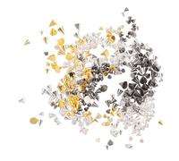 Cabilock Set de Decoración de Uñas Punk Remaches Metálicos 2 Cajas de Adornos Púas para Manicura DIY Accesorios Góticos Pequeños para Uñas y Manualidades