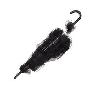 Cabilock Sombrilla de Encaje para Novia Negra, Accesorio para Fotografía de Boda, Objeto de Representación Escénica y Atrezo para Baile en Eventos Nupciales