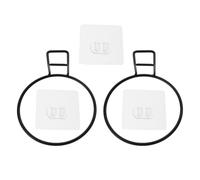 Cabilock Soporte Colgante para Comedero de Mascotas Montaje en Pared y 2 Piezas, Estante de Hierro para Cuencos de Comida y Agua para Gatos y Perros Hogar