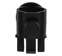 Cabilock Soporte de Luz para Casco de Seguridad Negro, Clip de Plástico Ligero y Portátil para Faros Delanteros, Adecuado para Casco de Obra en Actividades al Aire Libre