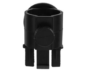 Cabilock Soporte de Luz para Casco de Seguridad Negro, Clip de Plástico Ligero y Portátil para Faros Delanteros, Adecuado para Casco de Obra en Actividades al Aire Libre