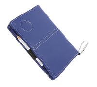 Cabilock Soporte de Tarjetas de Puntuación de Golf de PU Cuero Elegante y Portátil Cuaderno de Golf Compacto para Uso Campo Práctica y Entrenamiento Accesorio Duradero para Golfistas