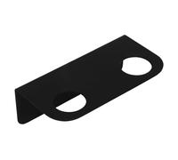 Cabilock Soporte Dispensador de Jabón Inoxidable para Baño Montaje Pared sin Taladro Organizador para Botellas de Jabón Líquido Diseño Moderno Negro