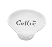 Cabilock Soporte para Cucharas de Cerámica Pequeña Reposacucharas Mini para Café y Té Bandeja Versátil para Cucharillas y Utensilios Cocina y Barra