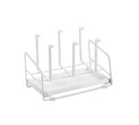 Cabilock soporte para tazas Organizador de tazas de hierro Estante de de hierro para organización organizador de rejilla para secar taza de café portavasos creativo