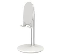 Cabilock Soporte para Teléfono de Aleación Metálica, Soporte para Móvil y Tablet, Diseño Sencillo para Escritorio, Adecuado para Grabación en Directo y Uso Manos Libres