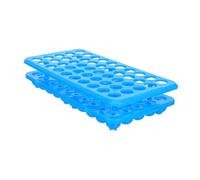 Cabilock Soporte para Tubos de de Orificios Plástico Resistente para Tubos de Muestreo y Organizador Compacto para Laboratorio y Experimentos Científicos