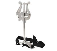 Cabilock Soporte Portátil para Partituras de Euphonio Estable y Ligero Rack Multifuncional de Música Plateado para Ensayos y Actuaciones