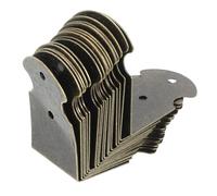 Cabilock Soportes de Esquina en Ángulo Recto Protección Resistente Vintage 20 Fácil Instalación Rebabas para Cajas de Madera para Esquinas de Cajas