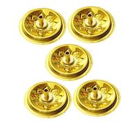 Cabilock Soportes De Mecha Flotante para Lámpara De Aceite 5 Piezas 4 Cm Aluminio Multifuncional para Altares Domésticos Accesorios para Lámparas De Queroseno