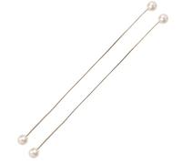 Cabilock Sujeción Decorativa para Cortinas de Ventana 2 Piezas de Aleación Dorada Diseño de Perlas Clip de Cortina Elegante para Dormitorio Sala de Estar Oficina